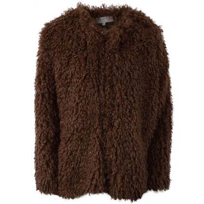 Hound jakke - brun faux pels